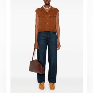 Levi's Red Tab Big "E" Indigo Blue Baggy Dad 90s Straight Leg Denim Jeans Sz 24